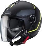 Caberg Riviera V4 X Geo Jethelm, schwarz matt/gelb, S (55/56)