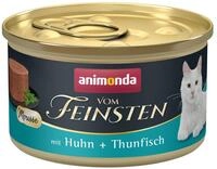 animonda vom Feinsten Mousse Katzenfutter nass Huhn + Thunfisch (12 x 85g)