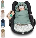 ULLENBOOM Einschlagdecke f&uuml;r die Babyschale - Ideal f&uuml;r Herbst & Winter | TOG 2.5,