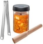 GEFU Fermentierset NATIVO 4-tlg., inkl. 1 Liter Fermentationsglas mit