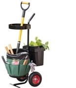 WESTMANN Hand- und Gartenwagen 40x56x104 cm Gr&uuml;n 40 kg Metall bis 40 kg