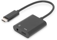 DIGITUS USB Type-C Verteilerkabel, Typ C - 3.5Mm+Typ C St/Bu/0.2m, Gen2, 5A, 10GB,