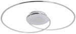Lindby LED Deckenleuchte Joline (Modern) in Chrom aus Metall, Lampe Deckenlampe