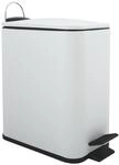 Spirella &ndash; 5-Liter-Treteimer, Modell Erik, rechteckig, mit sanftem und