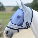 Bucas Buzz-Off Deluxe Fliegenmaske mit Ohren Blue