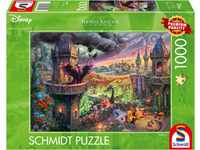 Schmidt Spiele 58029 Thomas Kinkade, Disney, Maleficent, 1000 Teile Puzzle, Normal