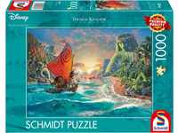 Schmidt Spiele 58030 Thomas Kinkade, Disney, Vaiana, Moana, 1000 Teile Puzzle, Normal