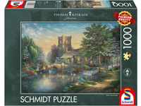Schmidt Spiele 57367 Thomas Kinkade, Willow Wood Chapel, 1000 Teile Puzzle, Normal