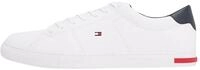 Tommy Hilfiger Herren Vulcanized Sneaker Essential Leather Detail Schuhe, Wei&szlig;