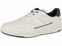 Tom Tailor Herren 5382802 Sneaker, White-Navy, 42 EU