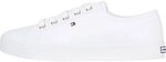 Tommy Hilfiger Damen Vulcanized Sneaker Essential Nautical Schuhe, Wei&szlig; (White), 42