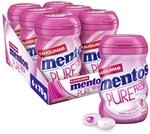 Mentos Kaugummi Pure Fresh Bubble Cool, 6 Boxen zuckerfreie Chewing Gum Dragees mit