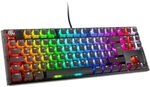 Ducky One 3 Aura Black TKL Gaming Tastatur, RGB LED - Kailh Jellyfish Y