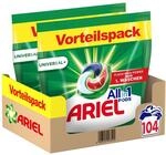 Ariel Waschmittel PODS All-in-1, Universal+ Waschmittel, 104 Waschladungen,