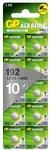 GP Alkaline LR41 Knopfzelle | 10 St&uuml;ck Batterien AG3 1,5V, quecksilberfrei 
