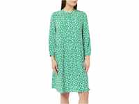 TOM TAILOR Damen 1035862 Kleid mit Muster & Knopfleiste, 31117 - Green Floral Design,