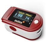 Pulsoximeter Pulox PO-200 Solo in Rot - Messung von Sauerstoffs&auml;ttigung (SpO₂),