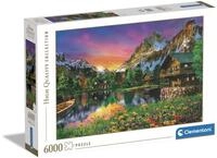 Clementoni - 36531 - HQ Collection - Alpine Lake - 6000 Teile | F&uuml;r Erwachsene...