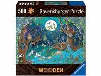 Ravensburger WOODEN Puzzle 17516 - Fantasy Forest - 500 Teile Holzpuzzle für