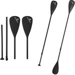 Spinera SUP & Kajak Paddel Classic &ndash; 4-teiliges Aluminium Doppelpaddel, verstellbar