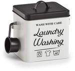 HTI living Waschpulver-Box, Metall Laundry Waschmittelbox