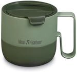 Klean Kanteen RiseMug mit Flip Lid in der Farbe: Sea Spray, 414ml, aus Edelstahl