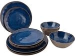 Bo-Camp - Essgeschirr - Halo - 12-Teilig - Blau