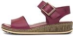 Hush Puppies Damen Ellie Sandale, dunkelrot, 37 EU