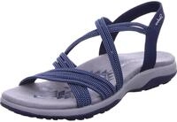Skechers Damen Sandale Reggae Slim Turn it up Blau EU 42