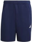 Adidas Herren Train Essentials All Set Training Shorts, Dark Blue/White, S
