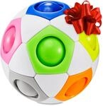 CUBIDI&reg; Original Regenbogenball Fu&szlig;ballversion &ndash; Geschicklichkeitsspiel & Fidget