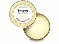 puremetics Zero Waste Lip Balm Zitrone Vanille (10g) | 100% vegan & plastikfrei 
