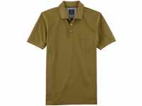 OLYMP Herren Polo-Shirt Kurzarm Polo,Uni,modern fit,Polo-Kragen,Khaki 26,L