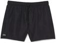 Lacoste Herren Quick-Dry Badehose, Noir/Vert, M