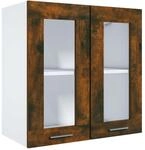 vidaXL H&auml;ngeschrank Lyon Glas R&auml;uchereiche 60x31x60 cm Holzwerkstoff,