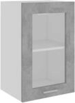 vidaXL H&auml;ngeglasschrank Lyon Betongrau 40x31x60 cm Holzwerkstoff,...