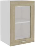 vidaXL H&auml;ngeglasschrank Lyon Sonoma-Eiche 40x31x60 cm Holzwerkstoff, H&auml;ngeschrank,