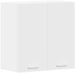 vidaXL H&auml;ngeschrank Lyon, 60x31x60 cm, Wei&szlig;, Holzwerkstoff, Wandregal, Bad- &