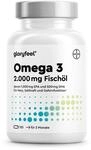 Omega 3 Kapseln &ndash; hochdosiert mit 2000mg Fisch&ouml;l, 1000mg EPA & 500mg DHA 