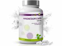 Vita2You Magnesium Caps 365 Kapseln - 400mg - reines Magnesium pro Kapsel - ohne