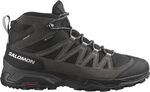 Salomon X Ward Leather Mid GTX 471817, Mens Trekking Shoes, Grey, 44 2/3 EU