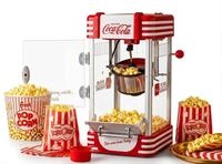 Salco Coca-Cola Popcornmaschine &ndash; Popcorn Maker im Retro-Design in Rot (50er