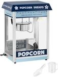 Royal Catering Retro Popcornmaschine 1.500 W 5 bis 6 kg/h blau Popcornmaker