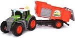 Dickie Toys Fendt Traktor mit Anhänger (26 cm) - Traktor Spielzeug ab 3 Jahren mit