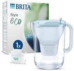 BRITA Wasserfilter-Kanne Style eco, 1 MAXTRA PRO Pure Performance Kartusche