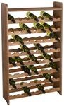 Promondo Optiplus Flaschenregal, Modell 2, f&uuml;r 56 Fl, braun, Holzverbundstoff,