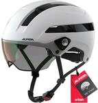 Alpina Unisex-Erwachsene SOHO Visor V Fahrradhelm, White matt, 55-59