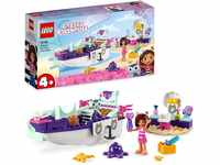 LEGO Gabby's Dollhouse Gabby & Meerkatze Schiff & Spa Boot Set mit Schönheitssalon,