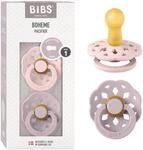 BIBS Boheme Schnuller 2er-Pack. BPA-frei, Kirschform Nippel....