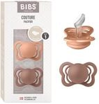 BIBS Couture Schnuller 2er-Pack, BPA-frei, Kiefergerechte Form. Silikon, Hergestellt